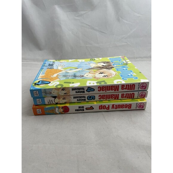 Shojo Beat Manga Beauty Pop Vol 1 Ultra Maniac 4 5 Lot of 3 books English Arai - Picture 3 of 4